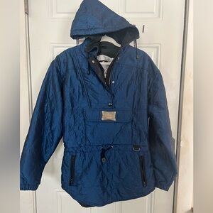 Vintage NILS SKIWEAR PULLOVER JACKET NAVY SZ 10